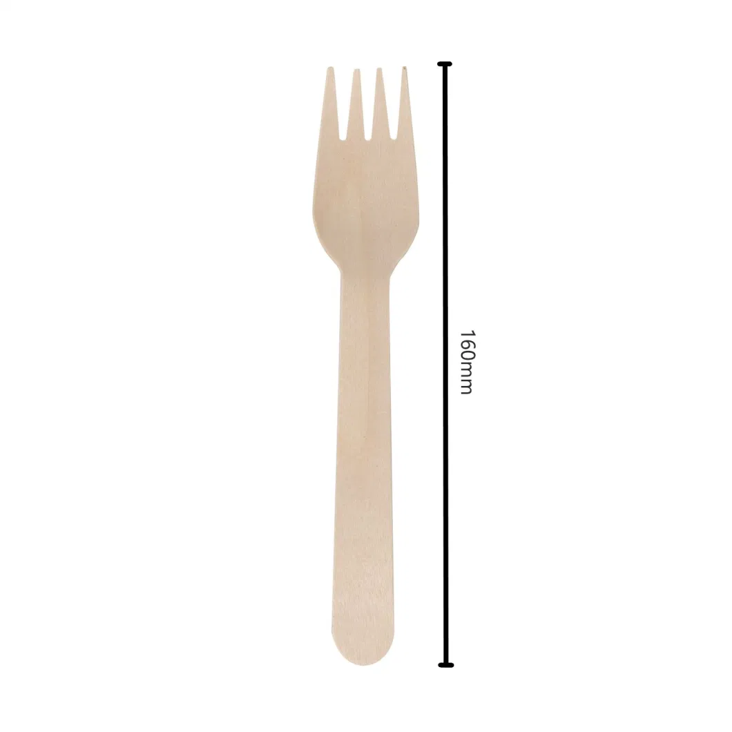 Eco Disposable Bamboo Wooden Fork Bio-Degradable Disposable in Environment