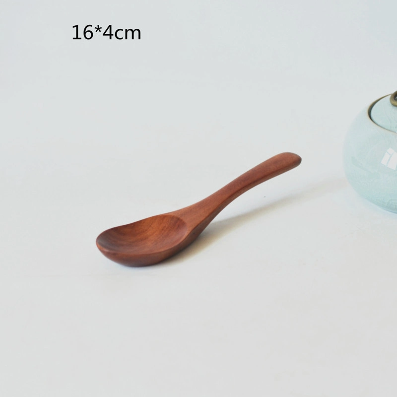 Creative Wooden Spoon with Logo Engraving for Children&prime;s Wooden Spoon Soup Spoon Coffee Spoon